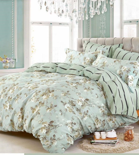Kia by Florida Bed Sheet Set with Pillow Covers in Box Packaging